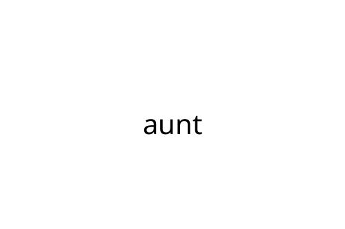 aunt