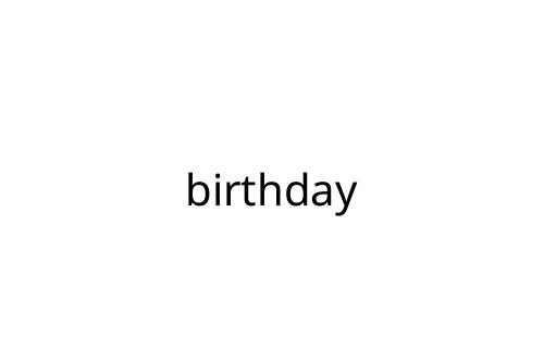 birthday