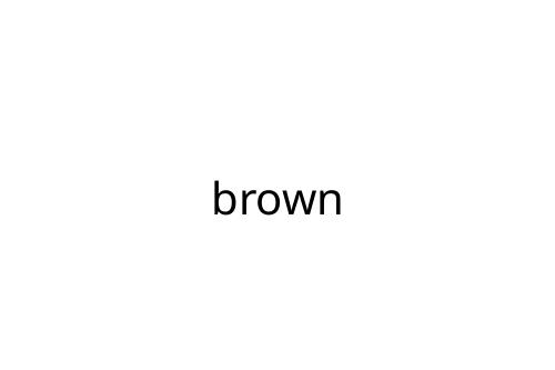 brown