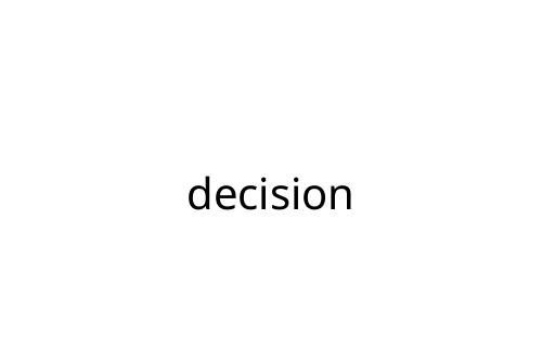 decision