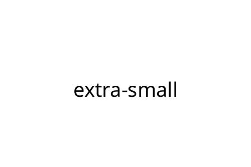 extra-small
