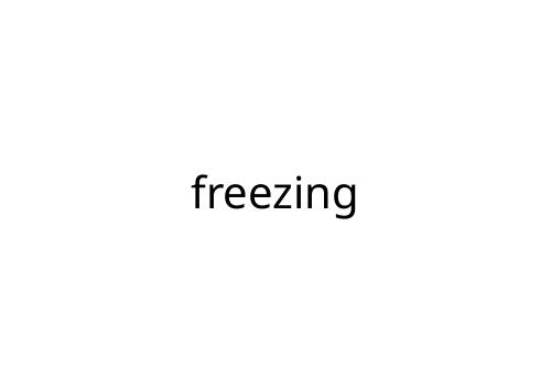 freezing