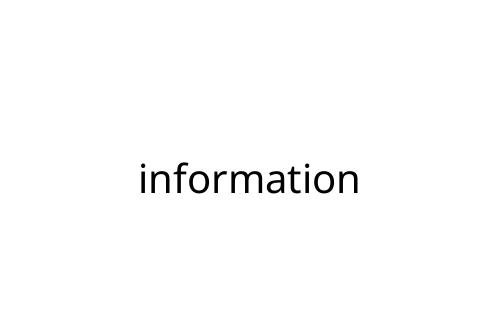 information