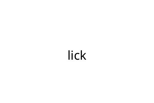 lick