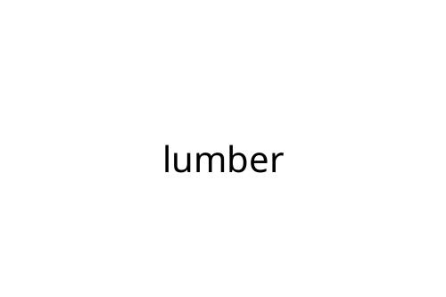 lumber