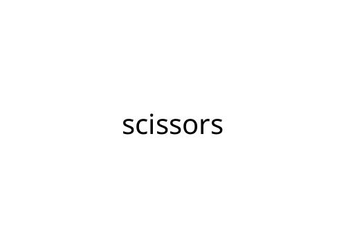scissors