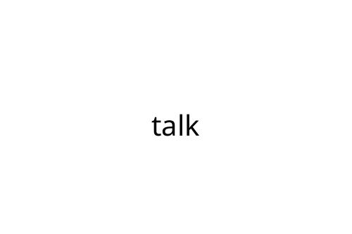 talk