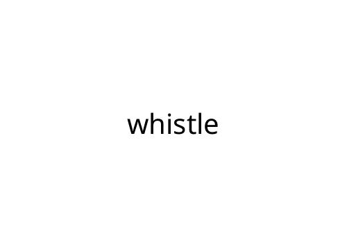 whistle
