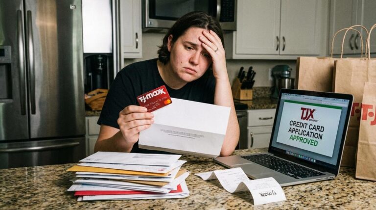 accidentally signed up for tj maxx credit card