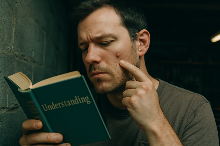 after popping a pimple what is the clear liquid