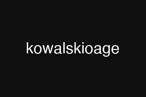 kowalskioage