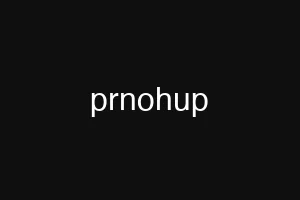 prnohup