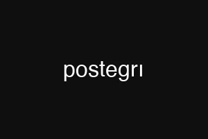 postegrı