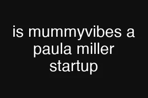 is mummyvibes a paula miller startup